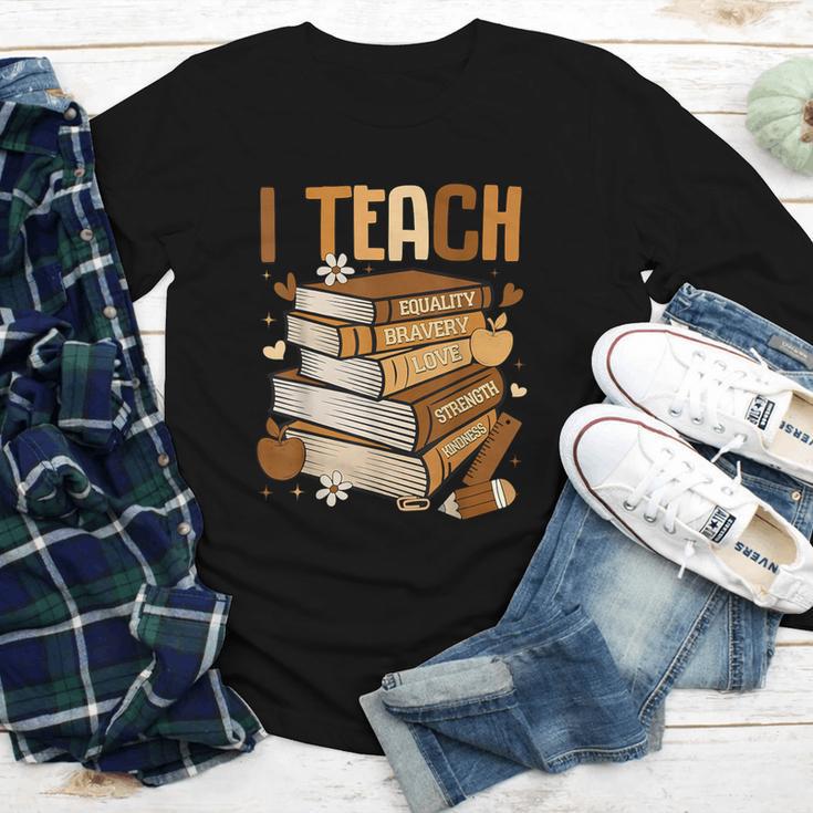 History Month I Teach Melanin Book Black Teacher Youth Long Sleeve Tee History Month I Teach Melanin Book Black Teacher Youth Long Sleeve Tee