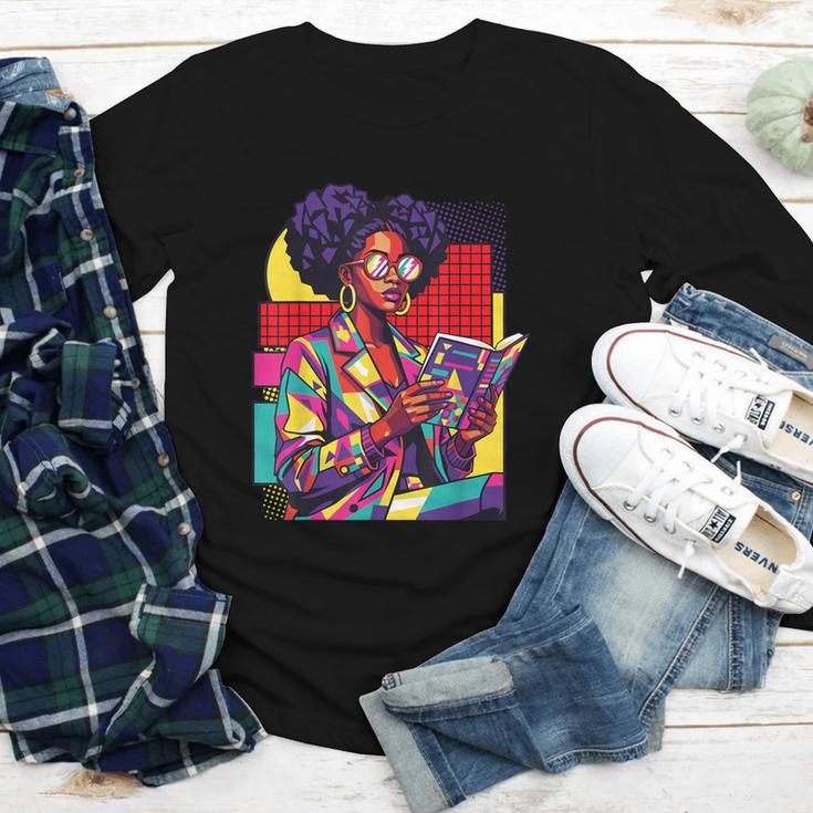 History Woman Reading Book Geometric Girl Educated Youth Long Sleeve Tee History Woman Reading Book Geometric Girl Educated Youth Long Sleeve Tee