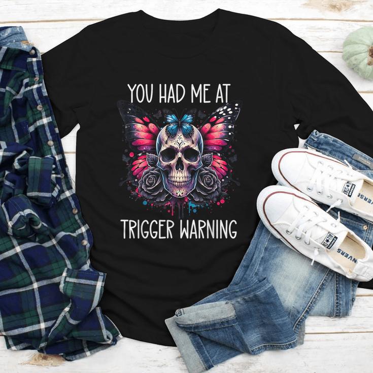 You Had Me At Trigger Warning ShirtTrigger Warning Books Youth Long Sleeve Tee