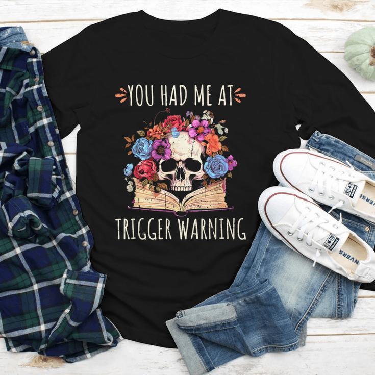 You Had Me At Trigger Warning Smut Books Dark Romance Skull Youth Long Sleeve Tee You Had Me At Trigger Warning Smut Books Dark Romance Skull Youth Long Sleeve Tee