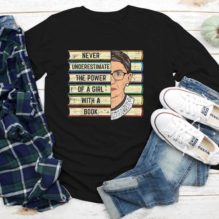 Never Underestimate Girl Read Book Reading Librarian Women Youth Long Sleeve Tee Never Underestimate Girl Read Book Reading Librarian Women Youth Long Sleeve Tee