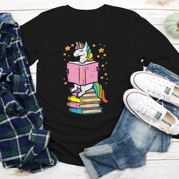 Unicorn Read Reading Book Librarian America Girls Women Youth Long Sleeve Tee Unicorn Read Reading Book Librarian America Girls Women Youth Long Sleeve Tee