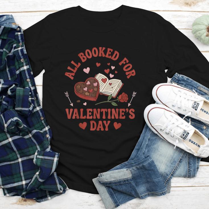 Valentines All Booked For Valentines Book Lover Girl Teacher Youth Long Sleeve Tee Valentines All Booked For Valentines Book Lover Girl Teacher Youth Long Sleeve Tee