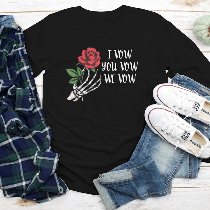 I Vow You Vow We Vow ShirtSmutty Fantasy Dark Romance Book Youth Long Sleeve Tee
