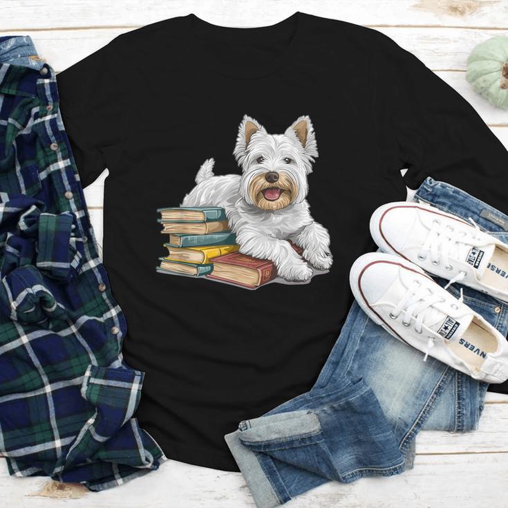 West Highland Terrier Books Dog Breed Westie For Men Women Kids Youth Long Sleeve Tee