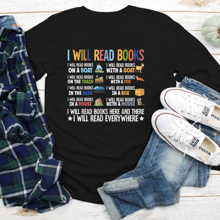 I Will Read Books On A Boat Fun Reading Lover Youth Long Sleeve Tee