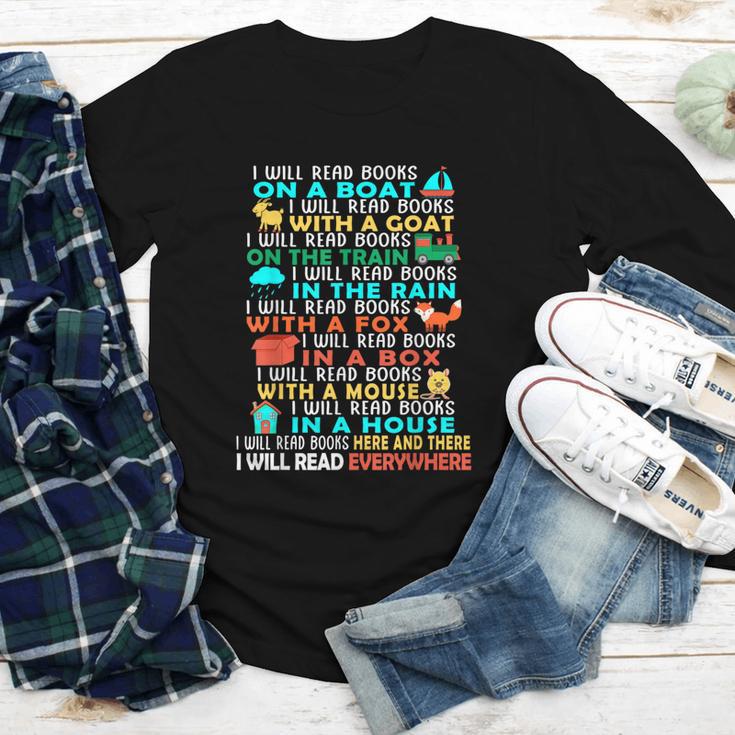 I Will Read Books On A Boat Kids Reading Read Books Youth Long Sleeve Tee