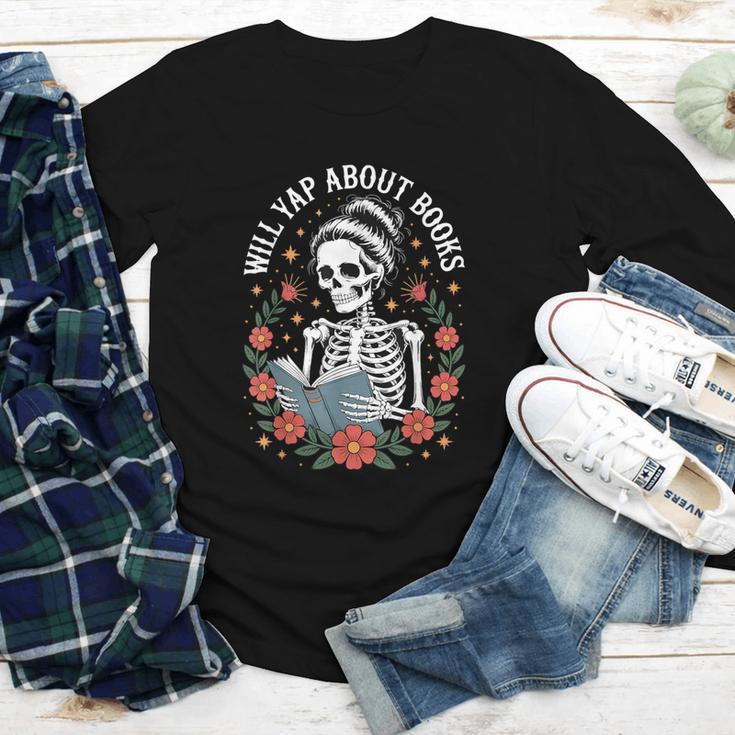Will Yap About Books Youth Long Sleeve Tee