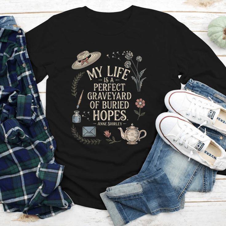 Women's Dramatic Book Lover Quote Youth Long Sleeve Tee