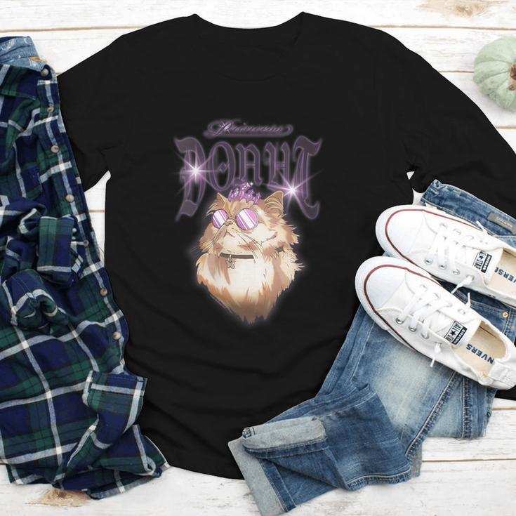 Women's Dungeon Crawler Carl Airbrushed Princess Donut Series Book Youth Long Sleeve Tee