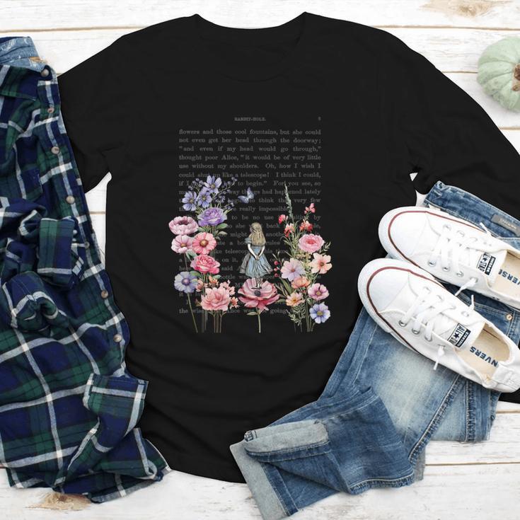 Wonderland Garden & Vintage Textbook Youth Long Sleeve Tee