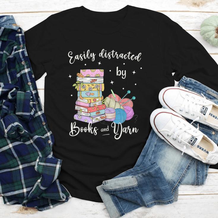 Yarn Quote Easily Distracted By Books And Yarn Reader Youth Long Sleeve Tee Yarn Quote Easily Distracted By Books And Yarn Reader Youth Long Sleeve Tee