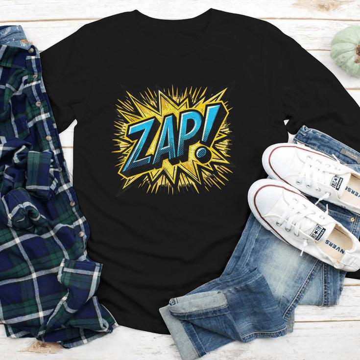 ZAP Comic Book Retro Artwork – Cartoon Collector Youth Long Sleeve Tee
