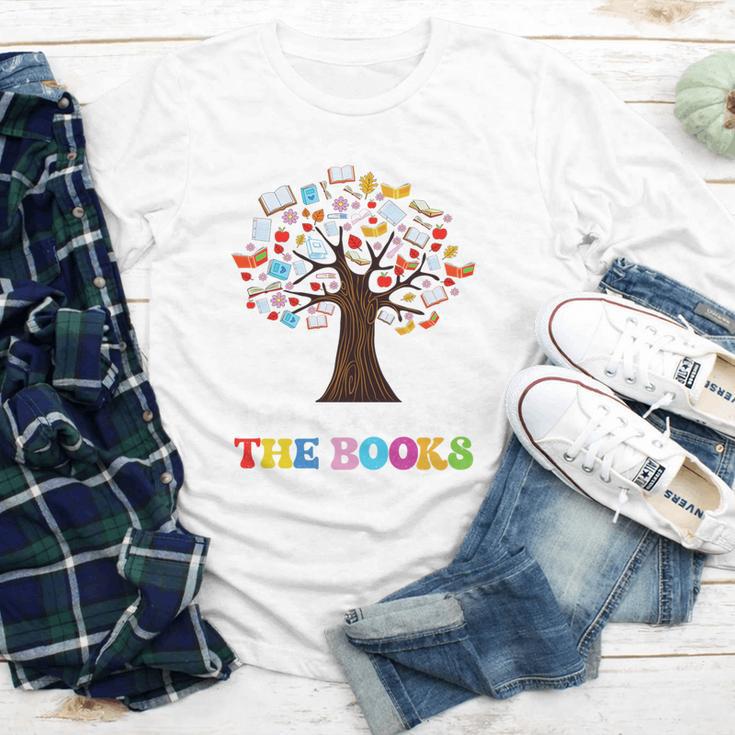 100 Days In The Books Reading Teacher 100th Day Of School Premium Tri-Blend Youth Long Sleeve Tee