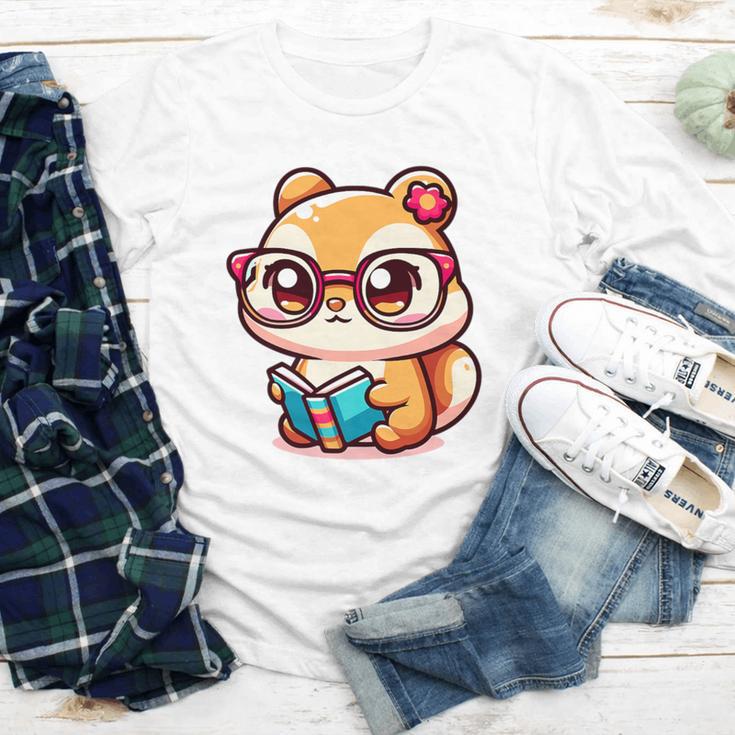 Adorable Book Lover Chipmunk With Reading Glasses Cute Premium Youth Long Sleeve Tee Adorable Book Lover Chipmunk With Reading Glasses Cute Premium Youth Long Sleeve Tee