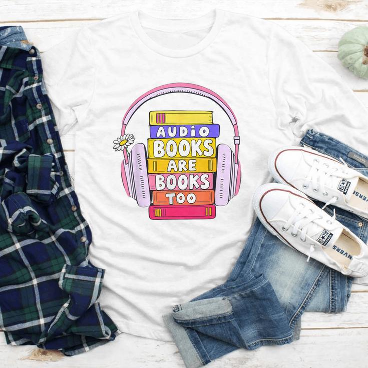 Audiobooks Are Books Too – Bookworm Nerd Reading Geek Youth Long Sleeve Tee