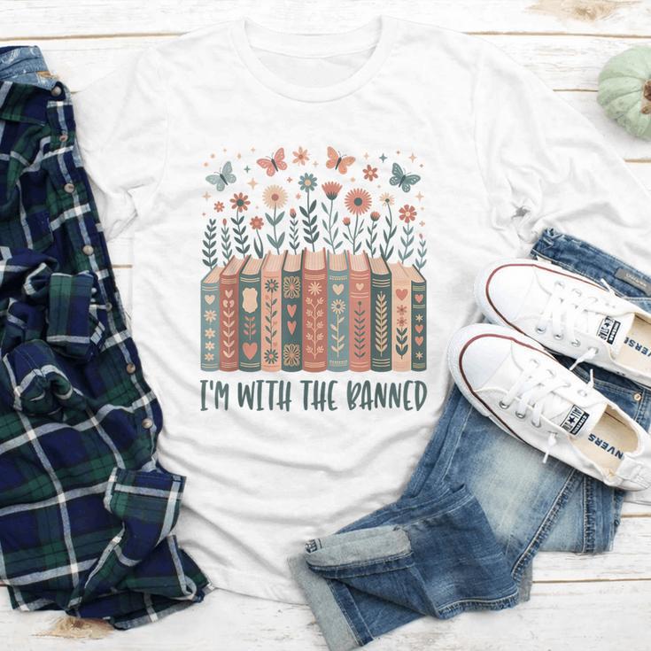 Im With The Banned Book Readers Librarian Read Banned Books Youth Long Sleeve Tee