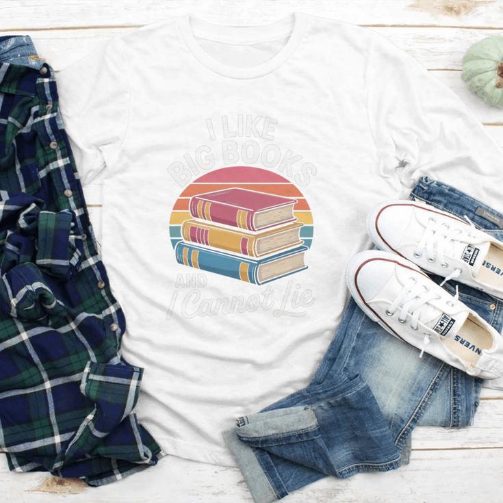 I Like Big Books Cannot Lie Librarian Reading Teacher Youth Long Sleeve Tee