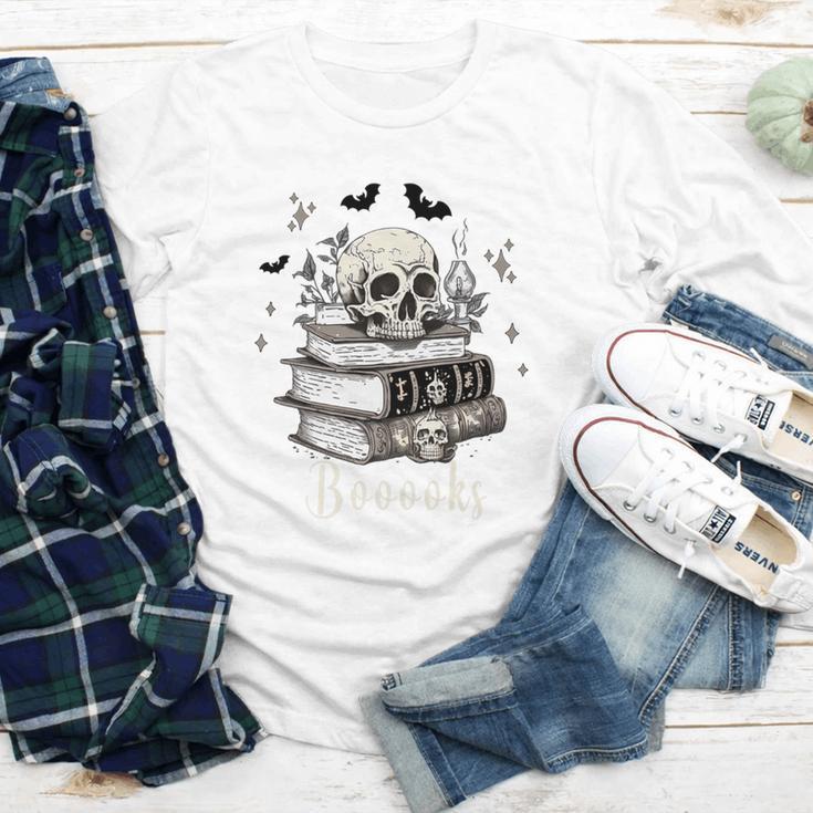 Boo Skeleton Skull Books Halloween Women School Teacher Kid Premium Youth Long Sleeve Tee Boo Skeleton Skull Books Halloween Women School Teacher Kid Premium Youth Long Sleeve Tee