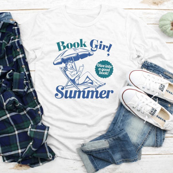 Book Girl Summer Bookish Beach Youth Long Sleeve Tee Book Girl Summer Bookish Beach Youth Long Sleeve Tee