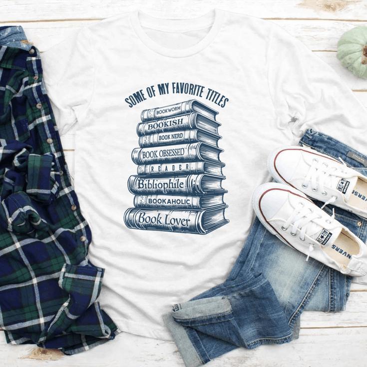 Book Lover Bookish Reader Bibliophile Book Nerd Titles Youth Long Sleeve Tee