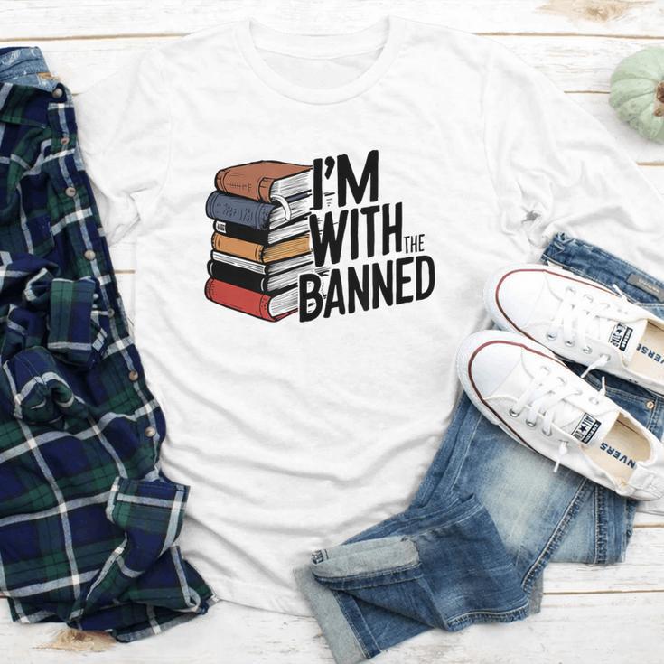Book Lovers Im With The Banned Books For Reading Librarian Youth Long Sleeve Tee