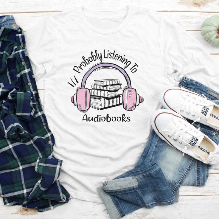 Book Lovers Ideas Probably Listening To Audiobooks Youth Long Sleeve Tee Book Lovers Ideas Probably Listening To Audiobooks Youth Long Sleeve Tee
