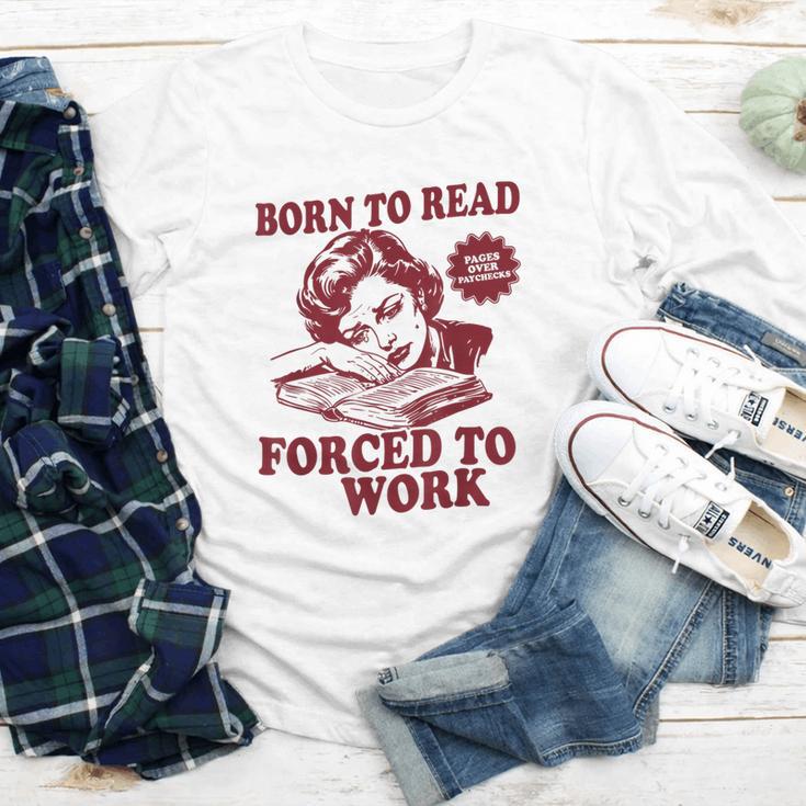 Book Readers Forced To Work Sadness Youth Long Sleeve Tee