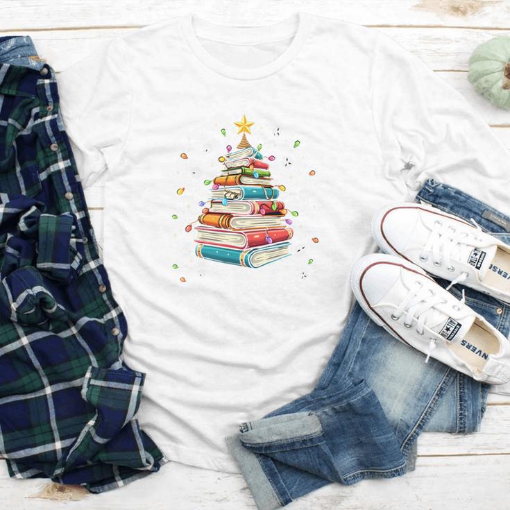 All Booked For Christmas Book Christmas Book Lover Librarian Youth Long Sleeve Tee