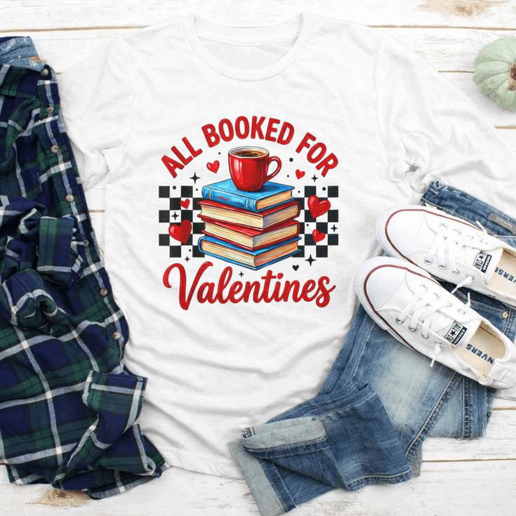 All Booked For Valentines Book Lovers Teacher Student Youth Long Sleeve Tee