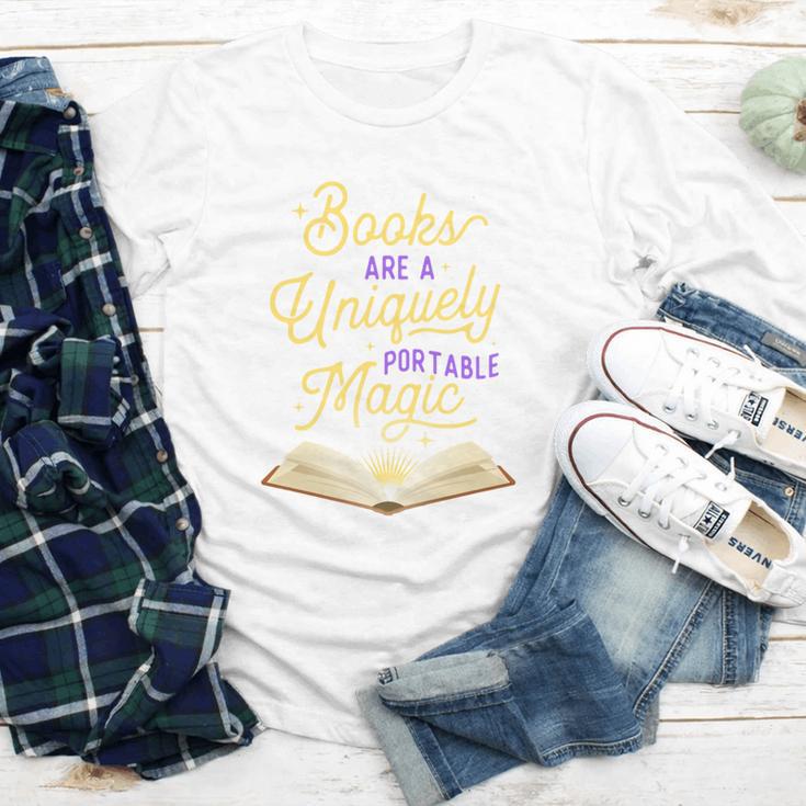Books Are A Uniquely Portable Magic Reading Bookworm Youth Long Sleeve Tee Books Are A Uniquely Portable Magic Reading Bookworm Youth Long Sleeve Tee
