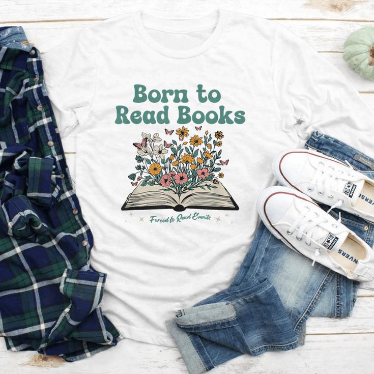 Born To Read Books Forced To Read Emails Book Lover Youth Long Sleeve Tee Born To Read Books Forced To Read Emails Book Lover Youth Long Sleeve Tee