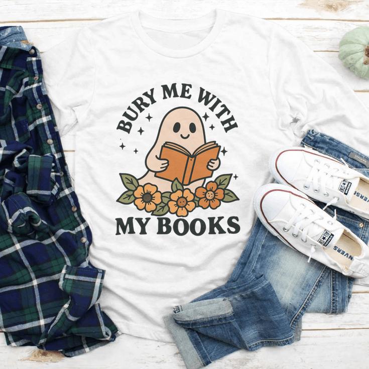 Bury Me With My Books Ghost Tee Youth Long Sleeve Tee