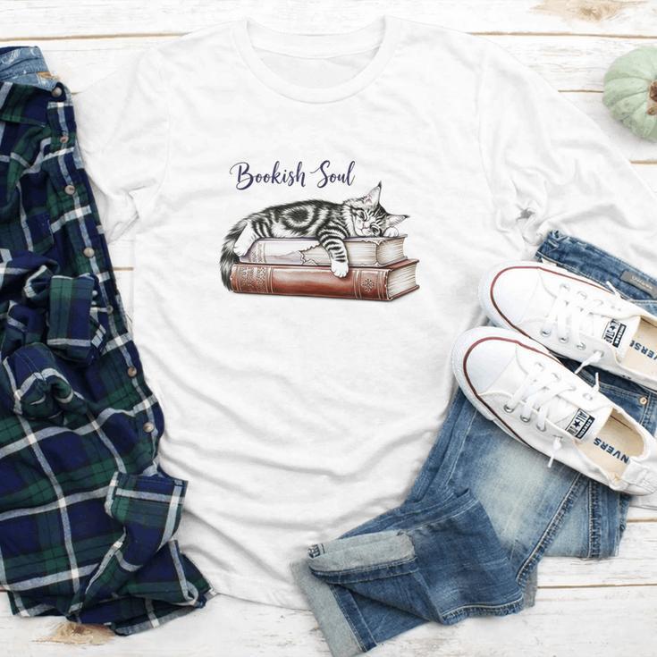 Cat Life Books And Cats Cat Lover Cat Mom Book Lovers Youth Long Sleeve Tee