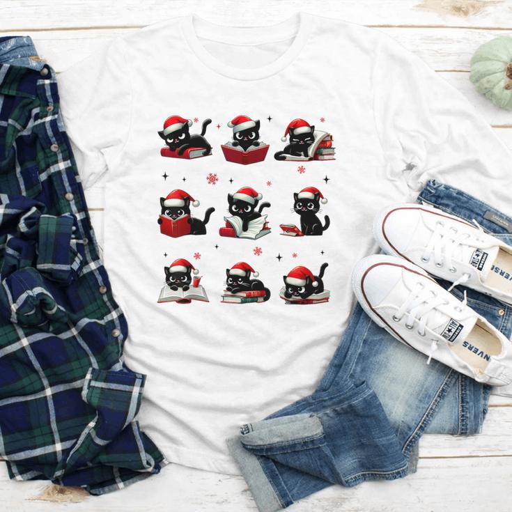 Cat Reading Books Lover Christmas Cat Lover Xmas Youth Long Sleeve Tee Cat Reading Books Lover Christmas Cat Lover Xmas Youth Long Sleeve Tee