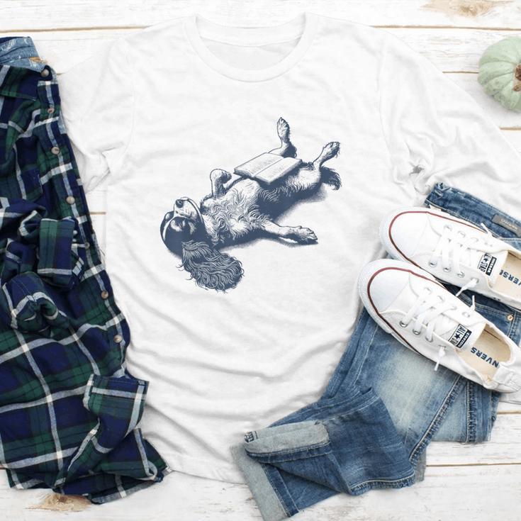 Cavalier King Charles Spaniel Book Nap Vintage Dog Mom Dad Youth Long Sleeve Tee Cavalier King Charles Spaniel Book Nap Vintage Dog Mom Dad Youth Long Sleeve Tee