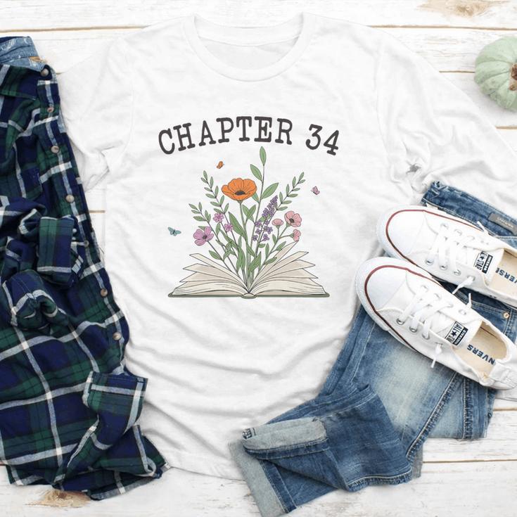 Chapter 34 Book Lovers & Readers 34th Birthday Wildflowers Premium Tri-Blend Youth Long Sleeve Tee Chapter 34 Book Lovers & Readers 34th Birthday Wildflowers Premium Tri-Blend Youth Long Sleeve Tee
