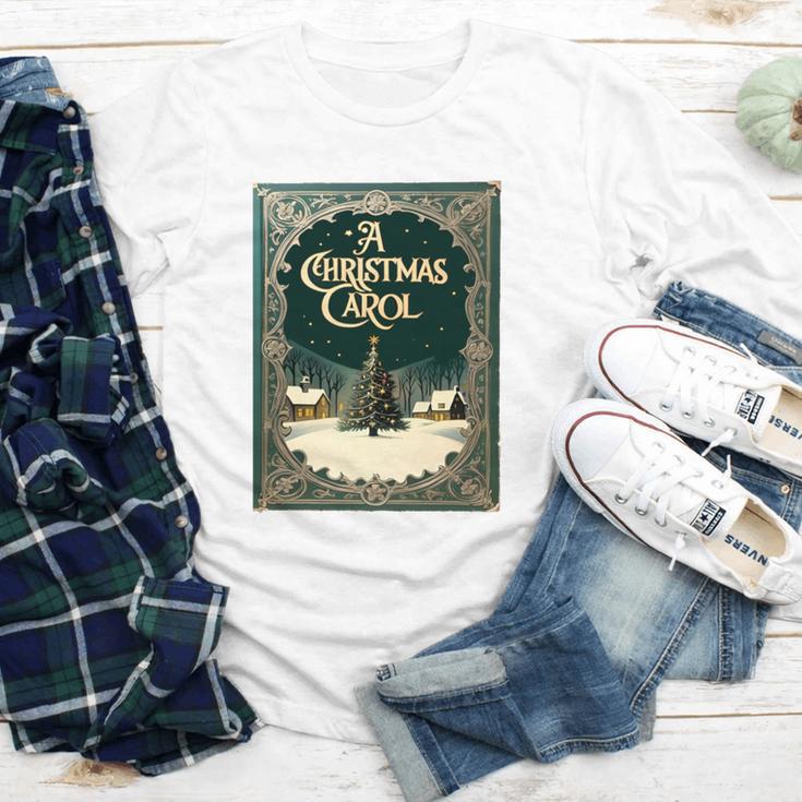 A Christmas Carol Book Cover By Charles Dickens Youth Long Sleeve Tee