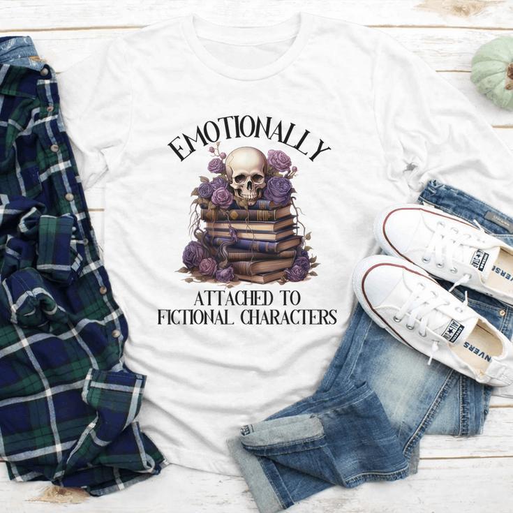 Dark Romance Book Emotionally Attached Fictional Characters Youth Long Sleeve Tee