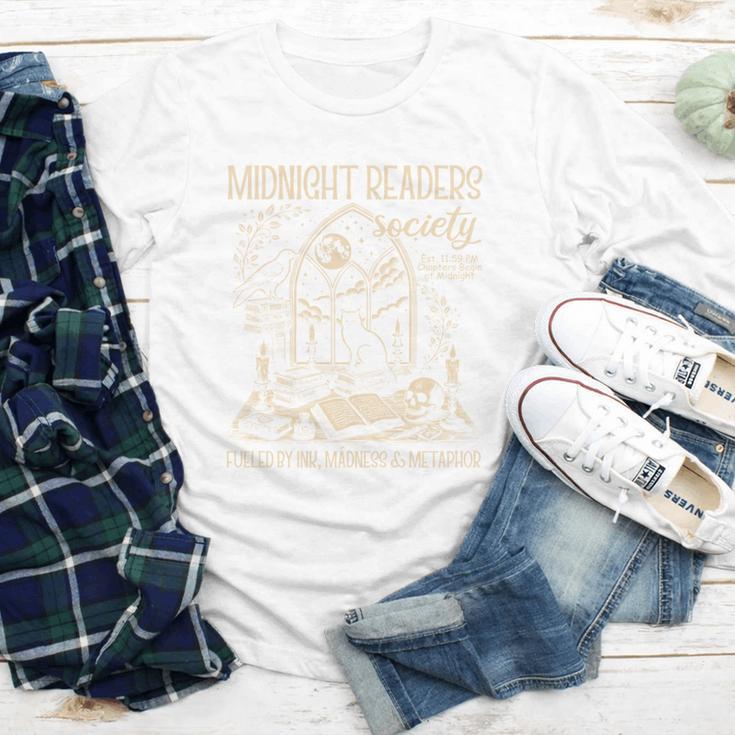 Dark Romance Book Lover Midnight Reading Readers Society Youth Long Sleeve Tee