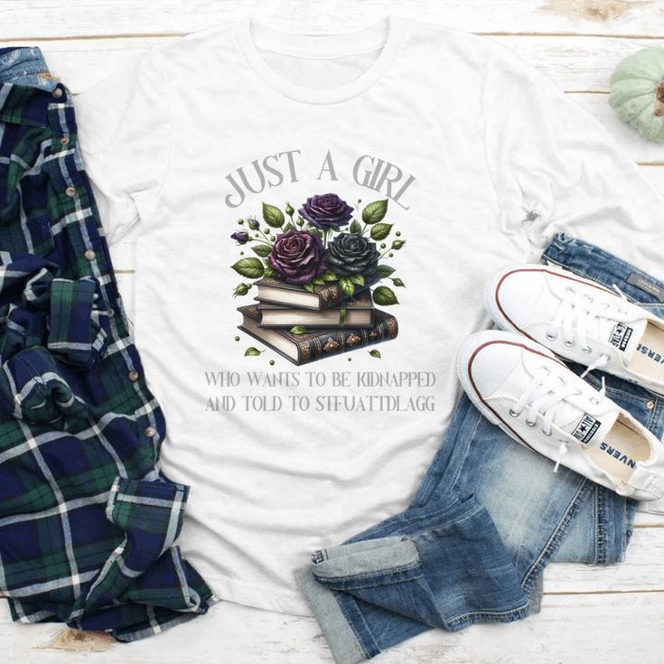 Dark Romance Women Smutt Book Lover Merch STFUATTDLAGG Good Youth Long Sleeve Tee