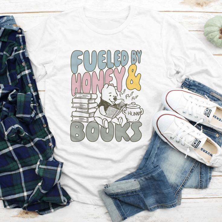 Disney Winnie The Pooh Fueled By Honey & Books Sketch Youth Long Sleeve Tee