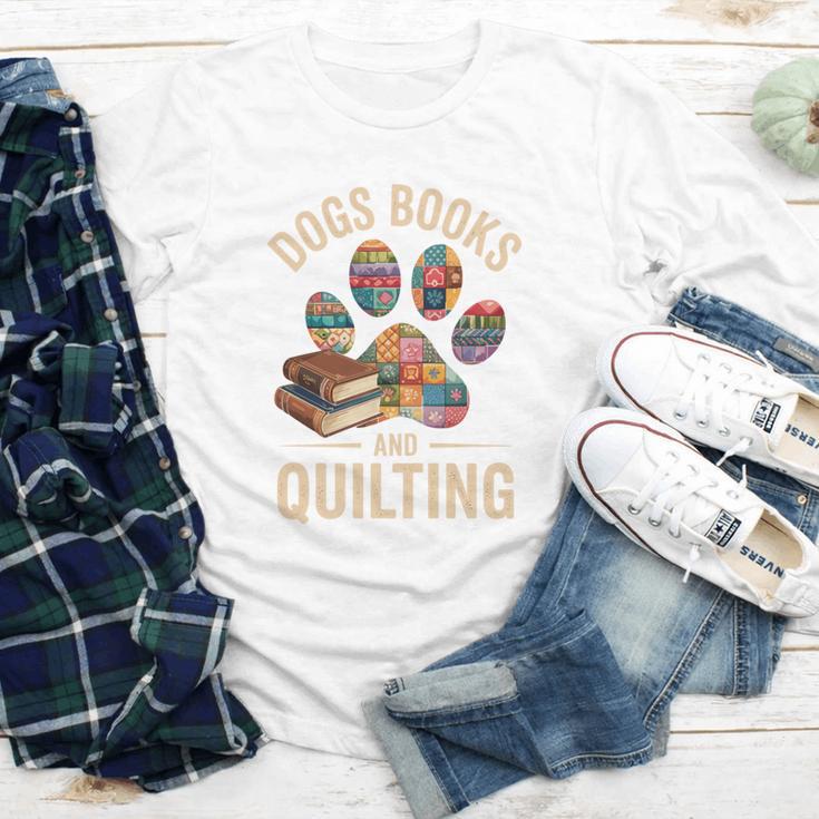Dogs Books And Quilting Youth Long Sleeve Tee