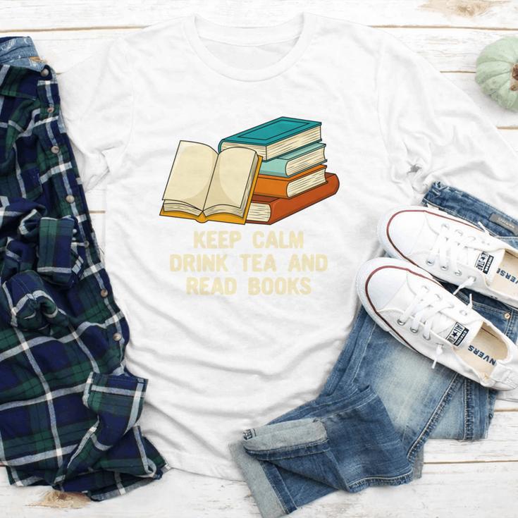 Drink Tea And Read Books Reading Bookworm Literature Youth Long Sleeve Tee