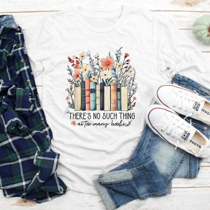 Floral Book There's No Such Thing As Too Many Book Lover Youth Long Sleeve Tee Floral Book There's No Such Thing As Too Many Book Lover Youth Long Sleeve Tee