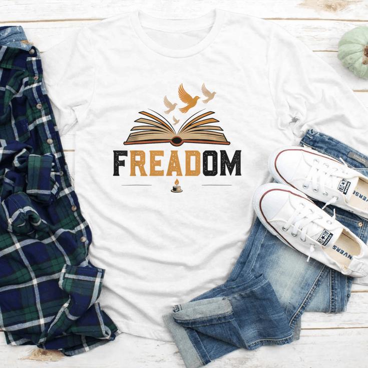 Freadom Anti Banned Books Lovers Reading Librarian Bookworm Youth Long Sleeve Tee