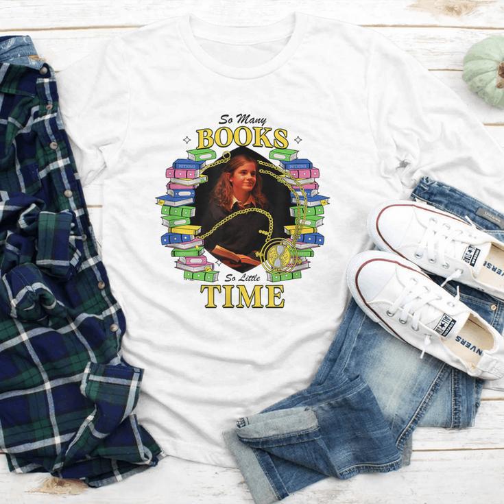 Harry Potter Hermione So Many Books So Little Time Portrait Youth Long Sleeve Tee