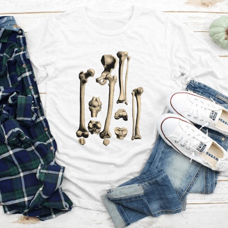 Hip And Leg Bones Book Print Vintage Human Bones Youth Long Sleeve Tee