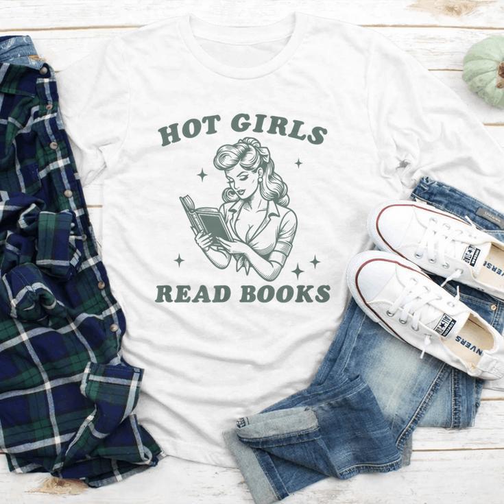 Hot Girls Read Books Bookish Booklover Christmas Youth Long Sleeve Tee