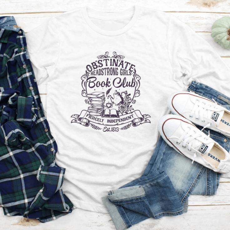 Jane Austen Obstinate Headstrong Girls Book Club Youth Long Sleeve Tee